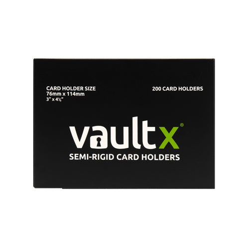 Slim Semi-Rigid Card Holders - 200 Pack