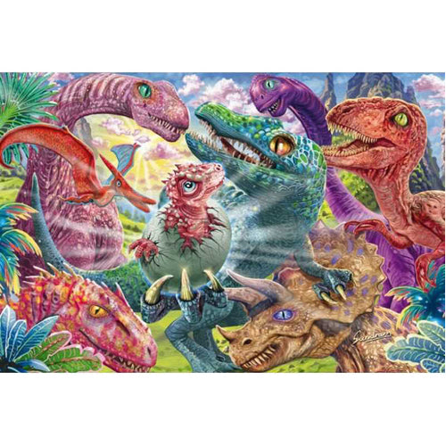 Small Dinosaurs, Big Adventures Puzzle - 100 Pieces