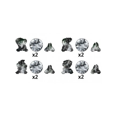 Smoke Bombardment Markers (x4)