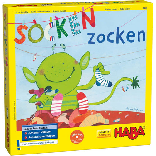 Socken Zocken- Lucky Sock Dip Matching and Memory Game
