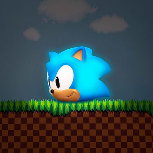 Sonic the Hedgehog Mood Light Sonic Head 12 cm