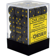 Speckled D6 Set of 36 : Urban Camo