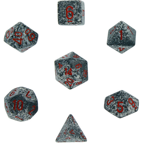 Speckled Poly 7 Set: Granite