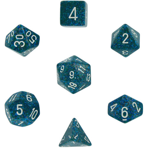 Speckled Poly 7 Set: Sea