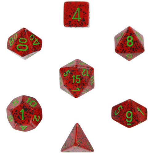 Speckled Poly 7 Set: Strawberry