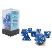 Speckled Polyhedral Dice 7 Set: Water