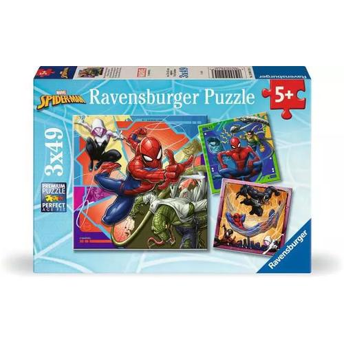 Spider-Man Puzzle - 3x 49 Pieces