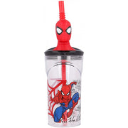 Spiderman 3D Shaped Glass Tumbler