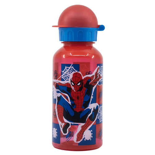 Spiderman Arachnid Grid 370ML School Bottle