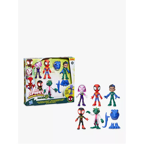 Spidey and His Amazing Friends Dino Heroes And Lizard Figure Set