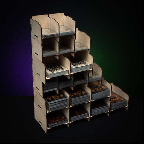Stackable Card Holder - Mini 3 Slot
