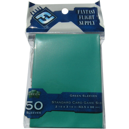 Standard Card Game Sleeves - GREEN