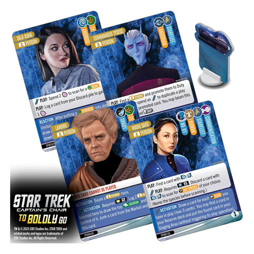 Star Trek: Captain's Chair Card Game To Boldly Go | Zatu Games