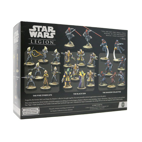 Star Wars Legion: Shadow Collective Mercenary Starter Back