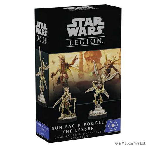 Star Wars Legion: Sun Fac & Poggle the Lesser Commander Expansion