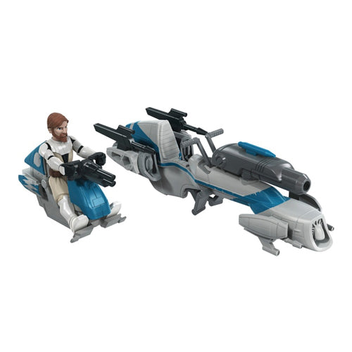 Star Wars Mission Fleet Obi Wan Jedi speeder figure