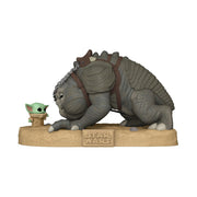 Star Wars: The Book of Boba Fett Super Sized Jumbo POP! Vinyl Figure Grogu with Rancor 25 cm