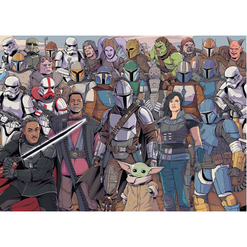 Star Wars: The Mandalorian - Baby Yoda Challenge Jigsaw Puzzle (1000 pieces)