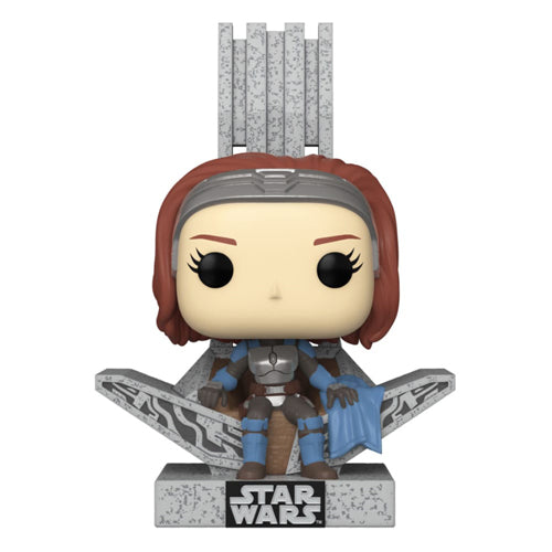 Star Wars: The Mandalorian POP! Deluxe Vinyl Figure Bo Katan w/Throne 9 cm