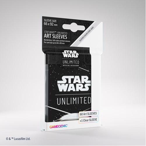 Star Wars: Unlimited - Premium Art Sleeves - Card Back White