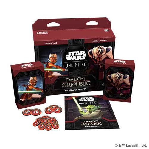 star wars unlimited booster box twilight of the republic Star Wars: Unlimited - Twilight of the Republic - Two-Player Starter