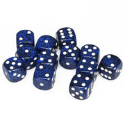 Stealth: Speckled D6 Set of 12 (16mm)
