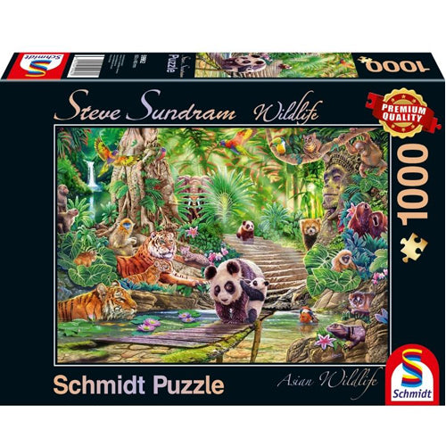 Steve Sundram: Asian Wildlife  (1000 pieces)