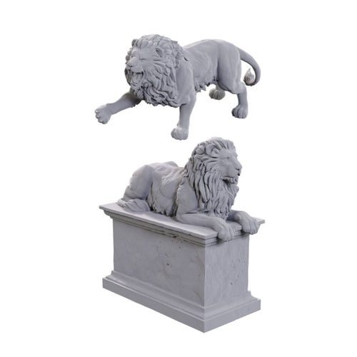 Stone Lion/Animated Stone Lion: WizKids Deep Cuts (W24)