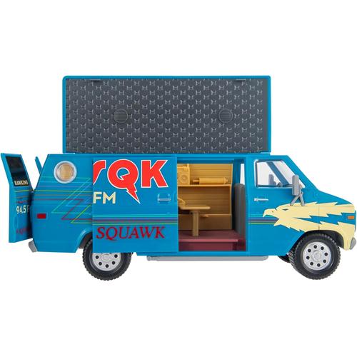Stranger Things- World Of Figure & Vehicle Packs - Steve #2 with SQWK Van (S5)