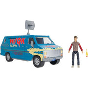 Stranger Things- World Of Figure & Vehicle Packs - Steve #2 with SQWK Van (S5)