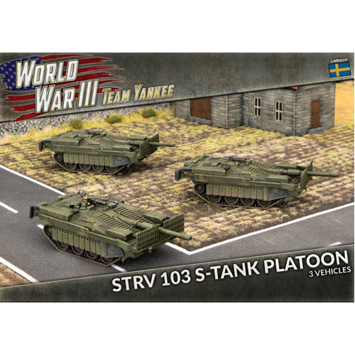 Strv 103 S-tank Platoon (x3 Plastic)
