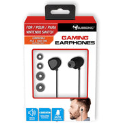Subsonic Gaming Ear-Bud Earphones (Black) - Nintendo Switch