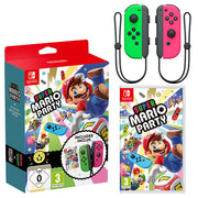 Super Mario Party and Neon Green / Neon Pink Joy-Con Bundle - Nintendo Switch