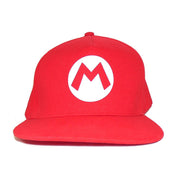Super Mario Snapback Cap Mario Badge