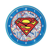 Superman Logo 10'' Clock