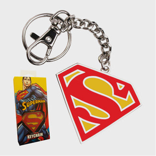 Superman Logo Keychain - Colour