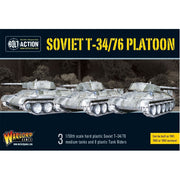 T34/76 Medium Tank Platoon (3) with Tank Riders