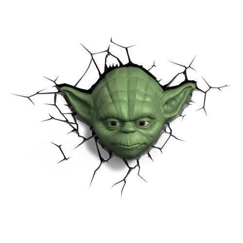 Star Wars Episode 7 Yoda Head 3D Deco Light