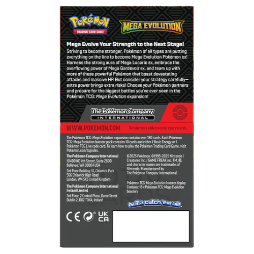 Pokemon TCG: Mega Evolution - Booster Pack | Zatu Games Pokemon TCG: Mega Evolution - Booster Pack | Zatu Games