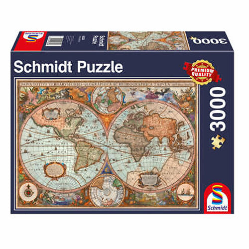 Ancient World Map - 3000 Piece Puzzle