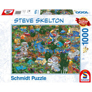 Steve Skeleton: Getting away from it all (1000pc)