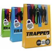 Trapped Escape Room Game Packs Assorted (One Supplied)