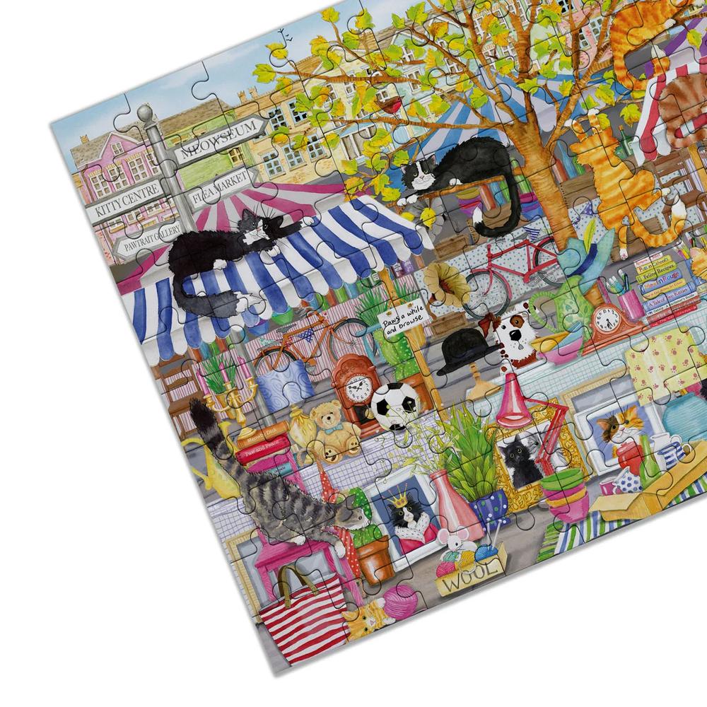 Gibsons: Flea Market Moggies Puzzle (100XXL Pieces)_5