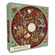 The Art File: Winter Story (500 Circular Puzzle)