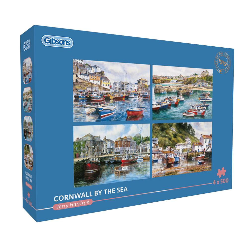 Gibsons: Cornwall by the Sea (4x500 Pieces)