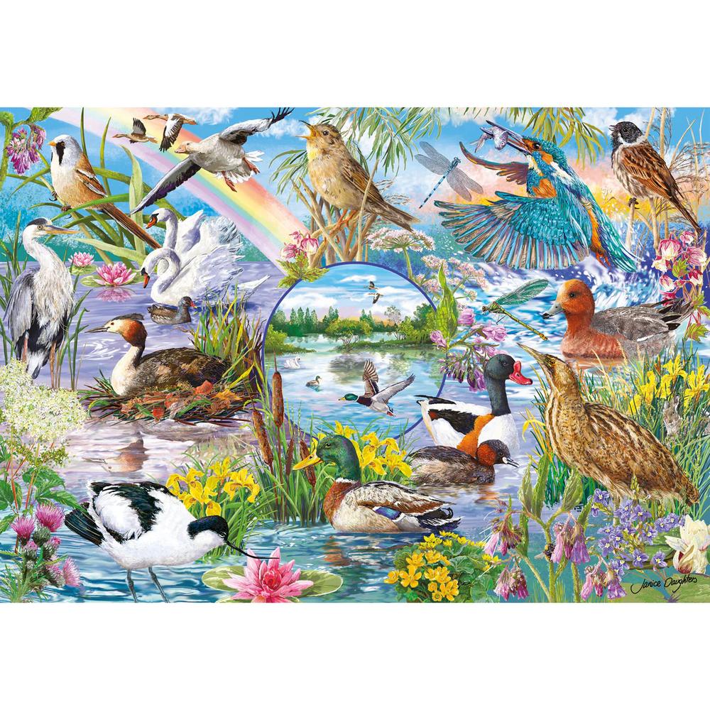 Gibsons: RSPB Wings in the Wild (4x500 Pieces)