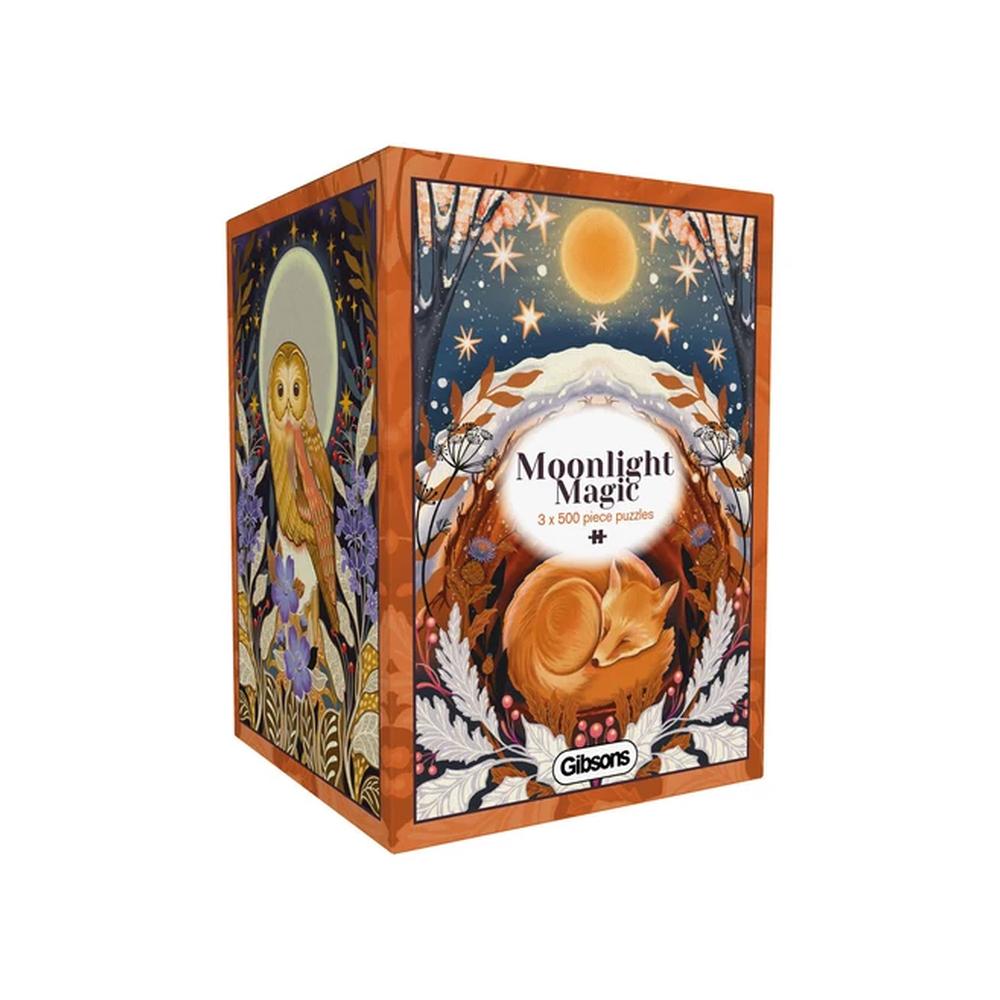 Moonlight Magic Puzzle (3x500 Pieces)