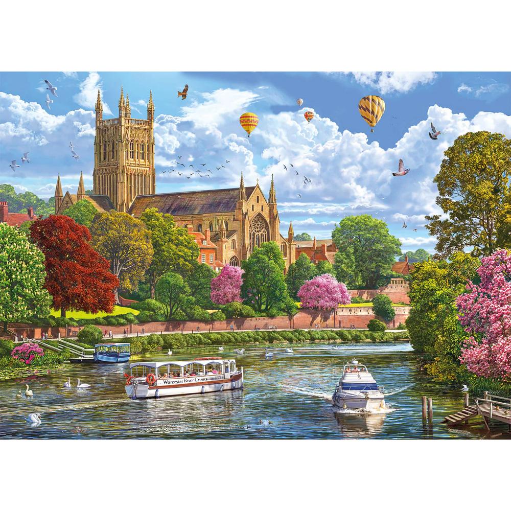 Gibsons: Worcester from the River (1000 Pieces)