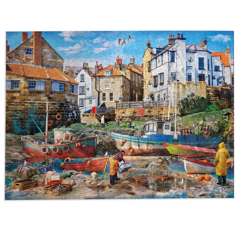 Gibsons: Fishermen at Robin Hood's Bay Puzzle (1000 Pieces)_6