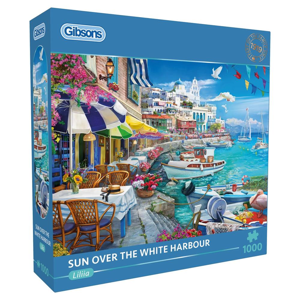 Gibsons: Sun Over the White Harbour Puzzle (1000 Pieces)
